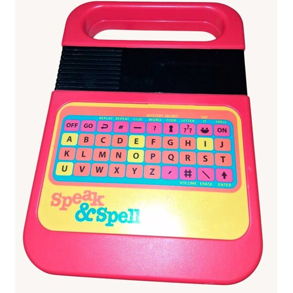 Vintage Speak & Spell Electronic Learning Toy Educational Game By Texas Instrume - Picture 1 of 5